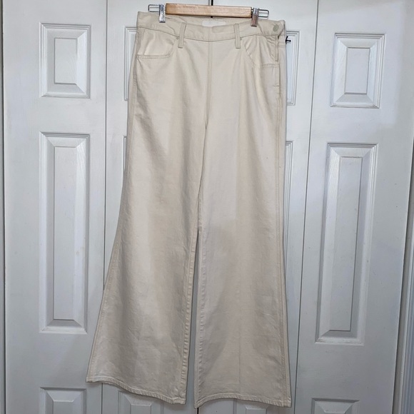 NEW MOTHER SUPERIOR The Side Zip Roller Skimp Flare Leg Jeans NWT - Picture 7 of 15